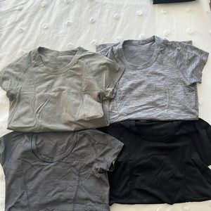 Lululemon swiftly T shirts (set of 4)